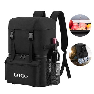 Vintage-Style Cooler Backpack